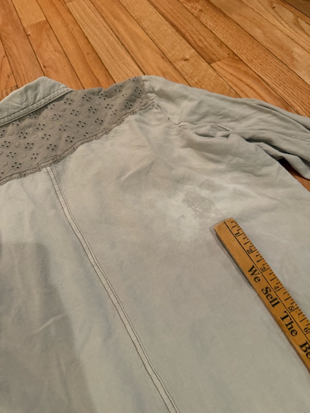 Maurices Light Tan Utility Lace Jacket Pockets travel safari size XL - Picture 10 of 10